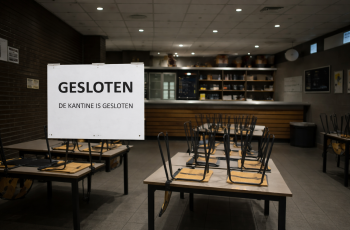 Kantine gesloten 
