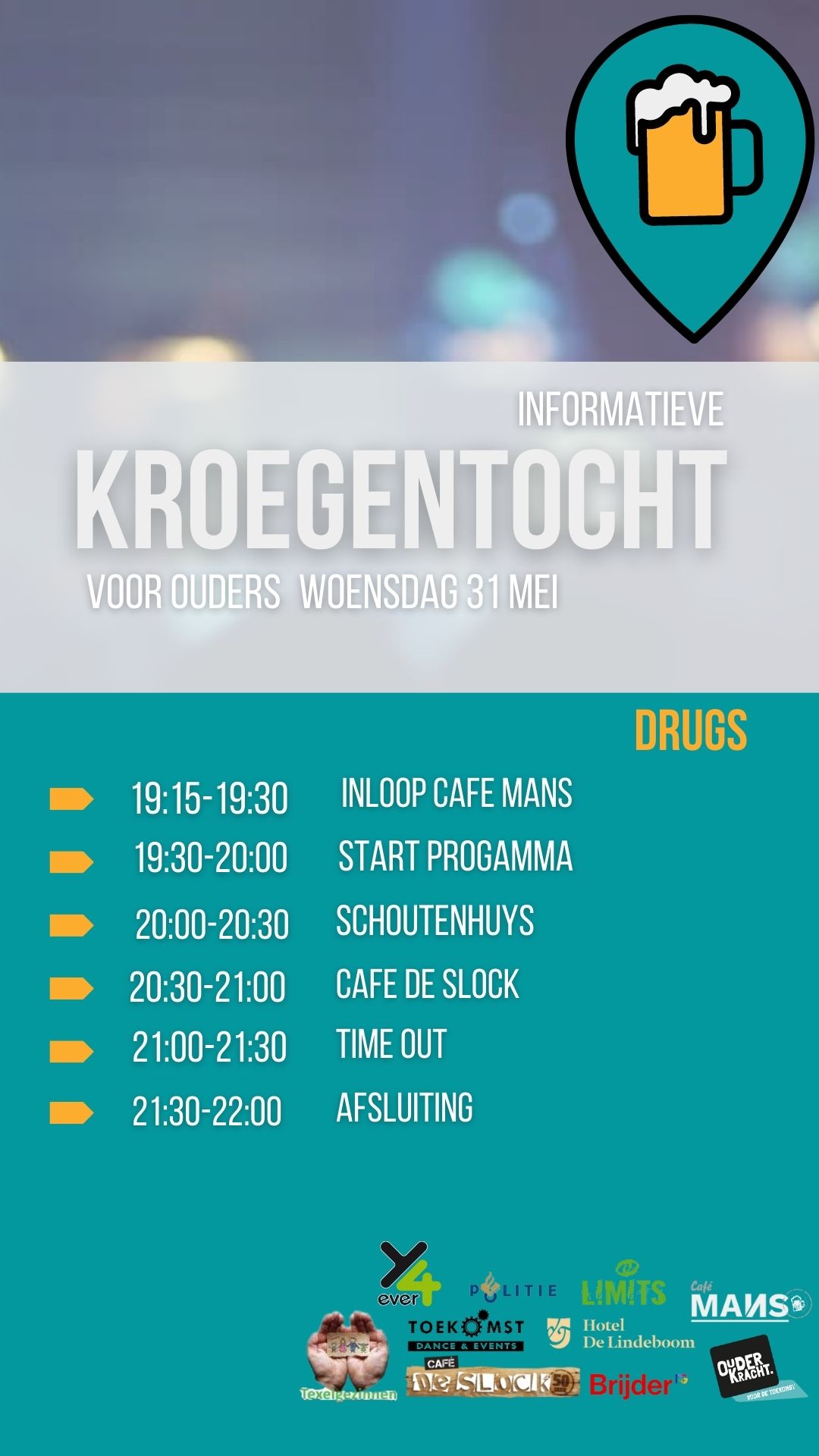 Kroegentocht poster